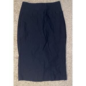 BCX XS Junior's Black Print Midi Skirt Preowned Goth